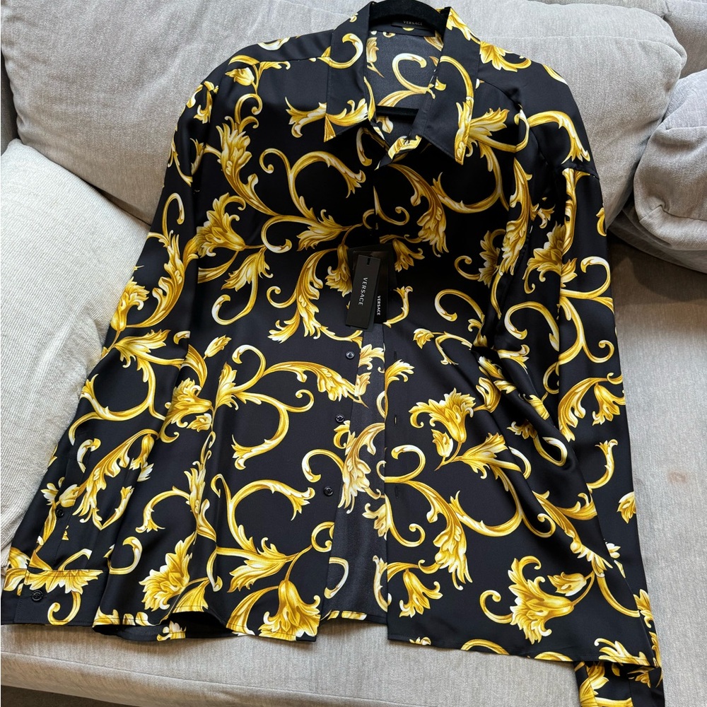 Versace Botton Front Shirt